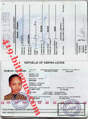 Mariam passport